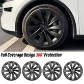 19"/20" X Style YB Turbine Knife Wheel Covers for Tesla Model Y Juniper